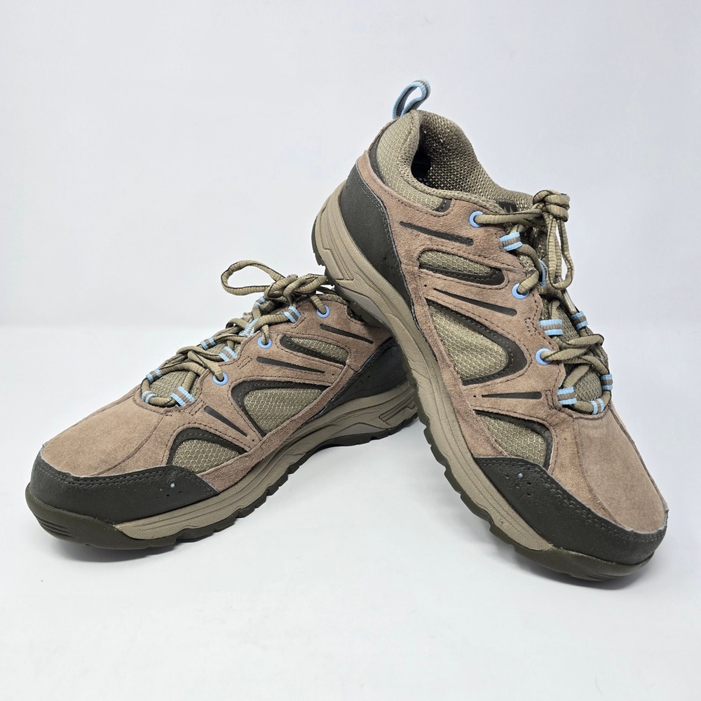 New Balance 759 Trail Running Country Hiking Womens 9.5 D Brown Blue Suede Mesh - Picture 7 of 15